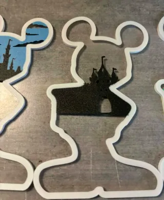 Lámpara Mickey Mouse Disney Castillo