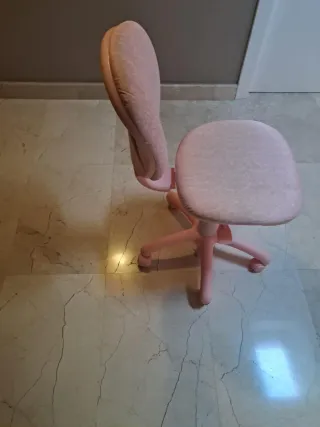Silla de escritorio infantil rosa