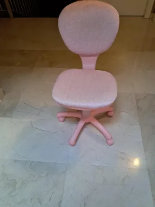 Silla de escritorio infantil rosa