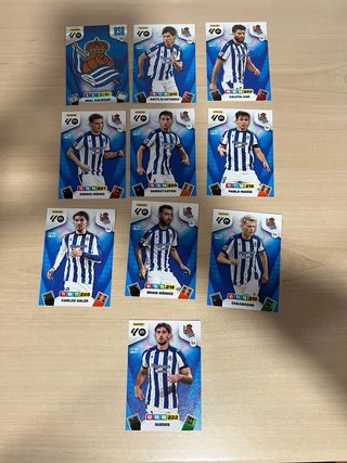 Lote Cromos Adrenalyn XL Real Sociedad 25/26