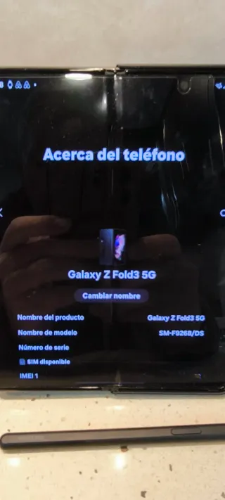 Samsung Z Fold3 256GB Negro