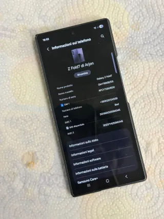 Samsung Z Fold 7 Nero/Viola