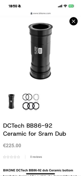 Eje Pedalier Cerámico BIKONE para Trek MTB