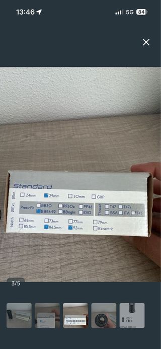 Eje Pedalier Cerámico BIKONE para Trek MTB