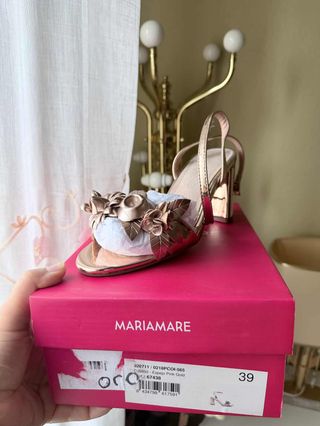 Sandalias Mariamare Oro Rosa Talla 39