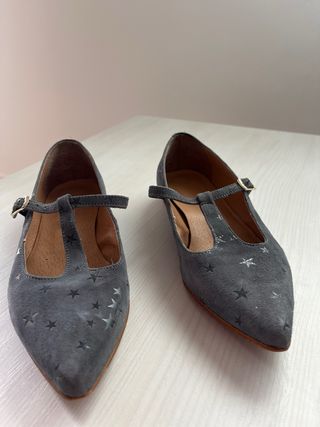 Bailarinas Apolo grises con estrellas