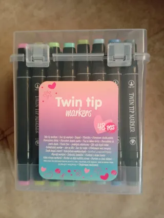 Set 48 rotuladores Twin Tip doble punta