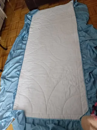 Lote 2 edredones vintage satinados