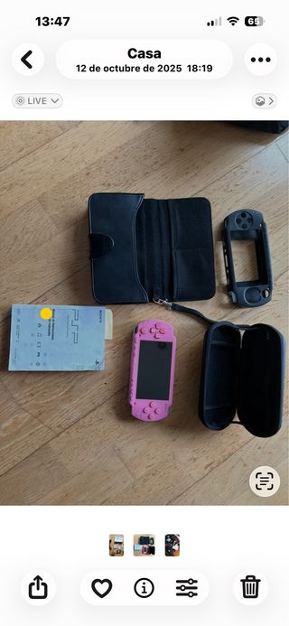 Consola PSP Sony Rosa