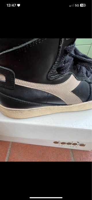 Scarpe Diadora Basket Beige/Nero