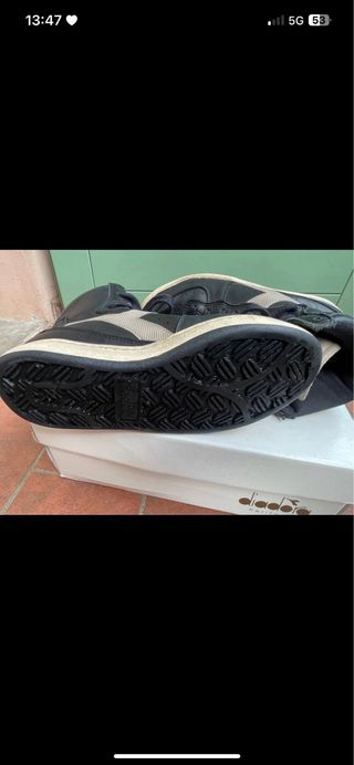 Scarpe Diadora Basket Beige/Nero