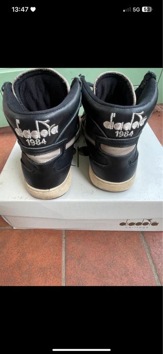 Scarpe Diadora Basket Beige/Nero