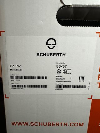 Casco Schuberth C3 Pro Negro Mate Modular
