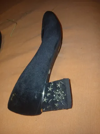 Zapatos de tacón negros talla 39