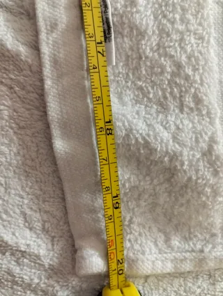 2 Toallas Blancas (1 Grande, 1 Pequeña) algodón