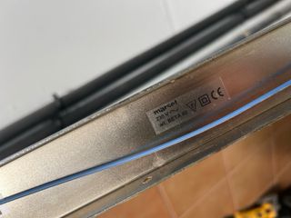 Aplique baño - Cristal y Aluminio