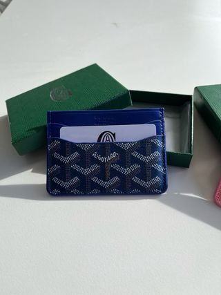 Cartera de lujo Azul y Blanca