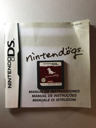 Nintendogs Nintendo DS Manual y Cartucho