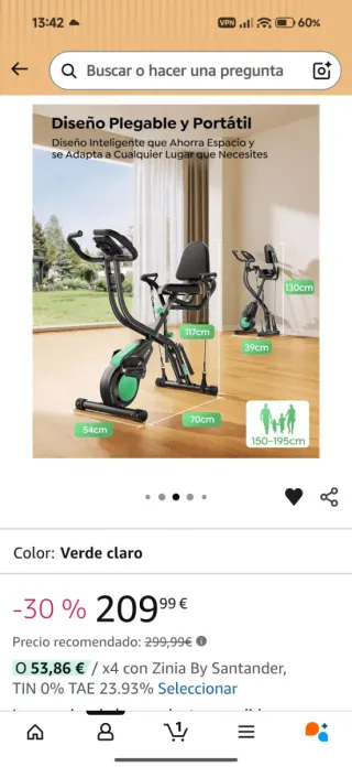 Nueva a estrear - Bicicleta Estática Magnética Ver