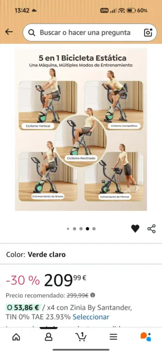 Nueva a estrear - Bicicleta Estática Magnética Ver