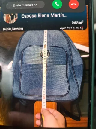 Mochila vaquera mujer