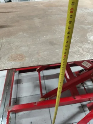 Elevador de motos banco de trabajo