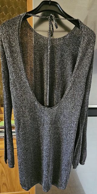 Denny Rose abito nero e argento