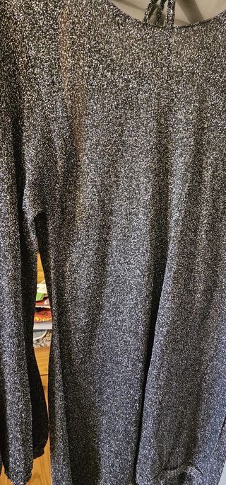 Denny Rose abito nero e argento