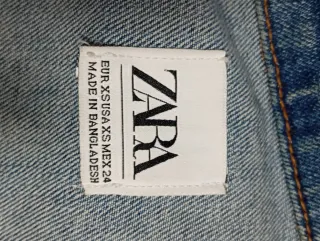 Cazadora vaquera Zara juvenil