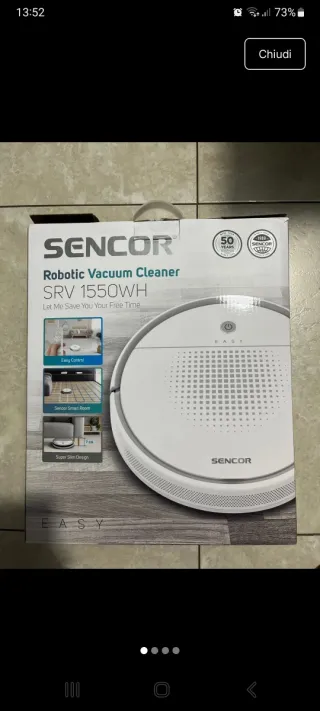 Robot cleaner Sencor SRV 1550WH