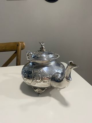 Tetera bañada en plata Royal Ascot.