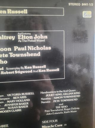 TOMMY. THR WHO Banda Sonora Película