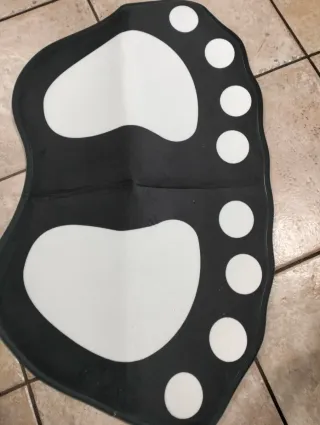 Tappetino bagno impronta zampa