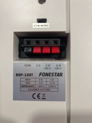 Fonestar BSP-120T Altavoz Blanco