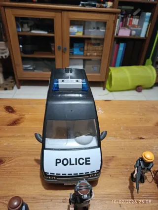 Playmobil furgoneta de Policía con Figuras y Perro
