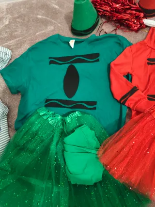 Disfraz Lápiz Crayón Madre e Hija