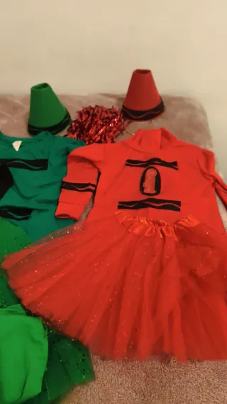 Disfraz Lápiz Crayón Madre e Hija