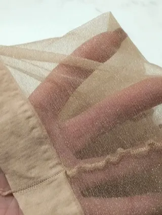 Collant donna ALOUCHE K beige taglia unica