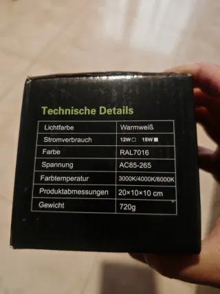 Lámpara LED de Pared IP65