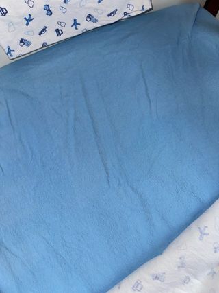 Juego Sábanas Cuna Niño Azul