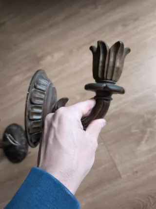 Apliques madera vintage