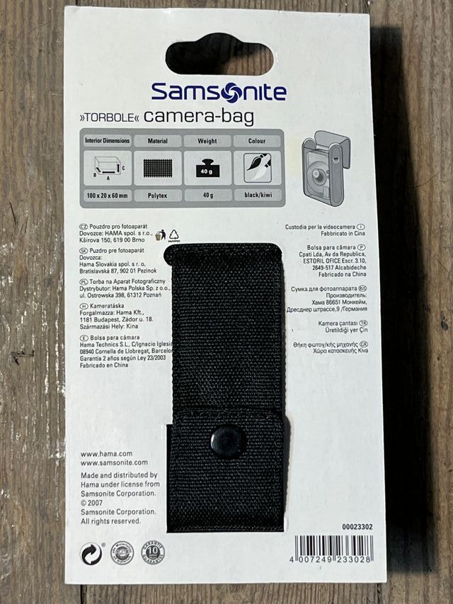 Funda Samsonite x cámara compacta ideal Canon IXUS