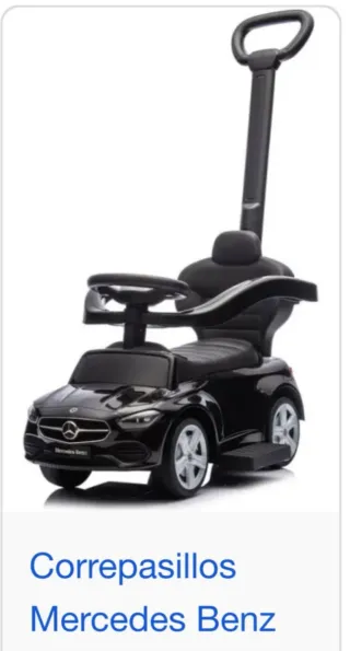 Correpasillos Mercedes Benz Negro