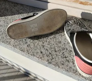 Scarpe Hogan Donna Zebrate Nero Rosa