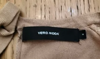 Jersey Vero Moda rayas beige, negro y blanco