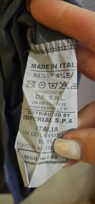 Imperial tg S maglia con fiocchi