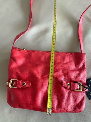 Bolso bandolera Massimo Dutti rojo