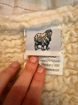 Federa lana merino beige