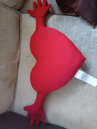 Cojín Corazón con Brazos IKEA Rojo