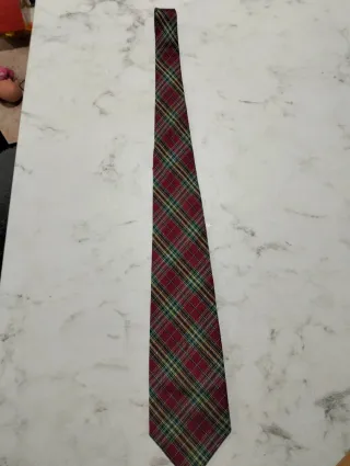 Cravatta uomo fantasia tartan